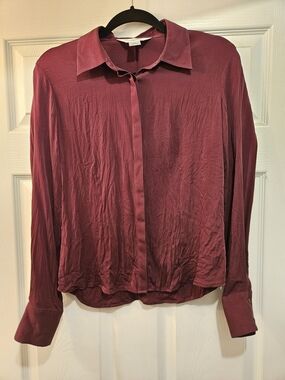 Brooks Brothers Long-Sleeve Button-Down Shirt in Deep Berry